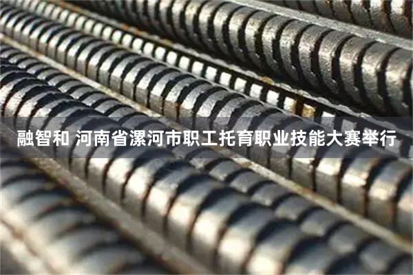 融智和 河南省漯河市职工托育职业技能大赛举行